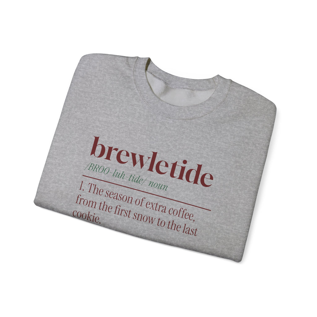 Funny Christmas Sweatshirt Brewletide Dictionary Definition