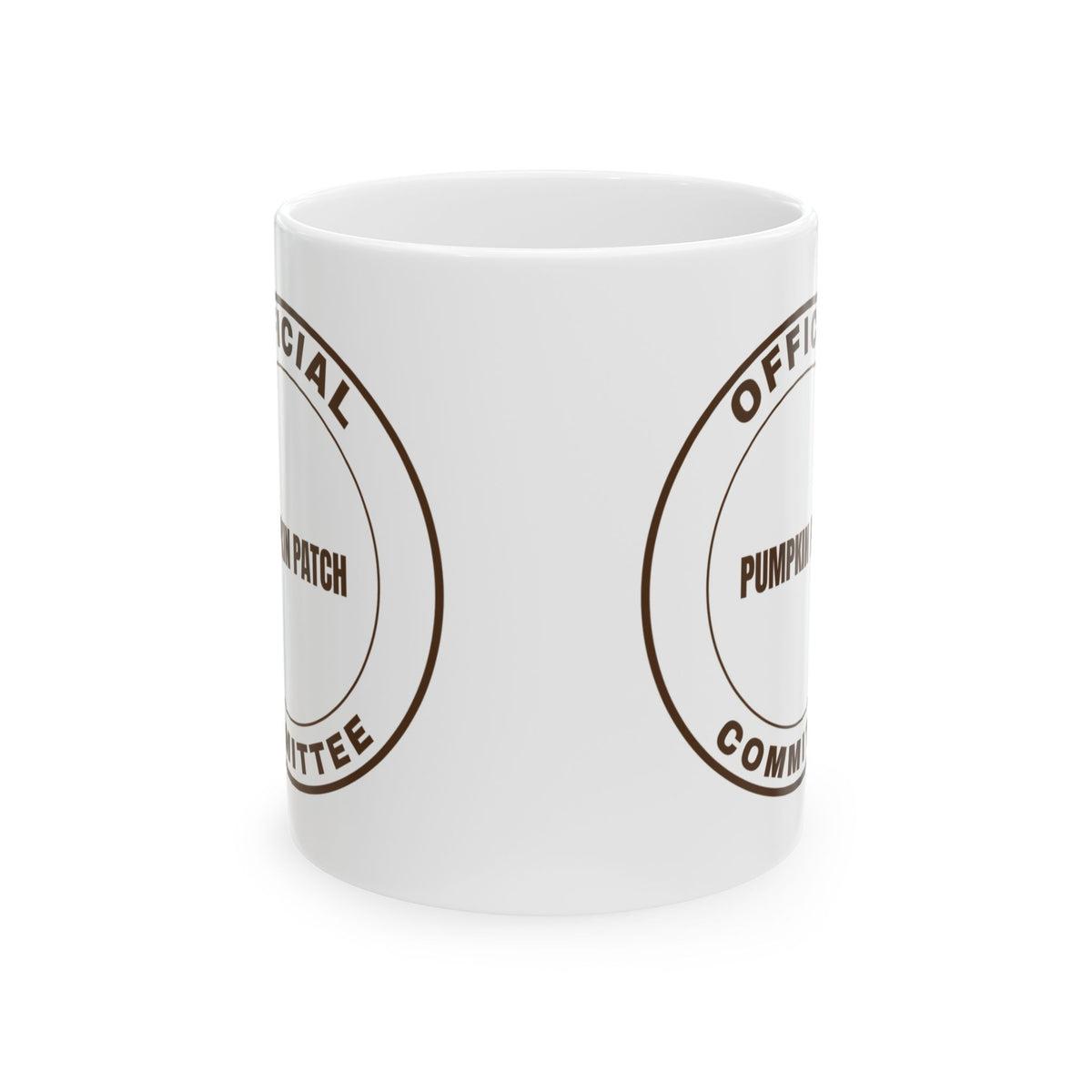 Official Pumpkin Patch Committee Coffee Mug, Funny Fall