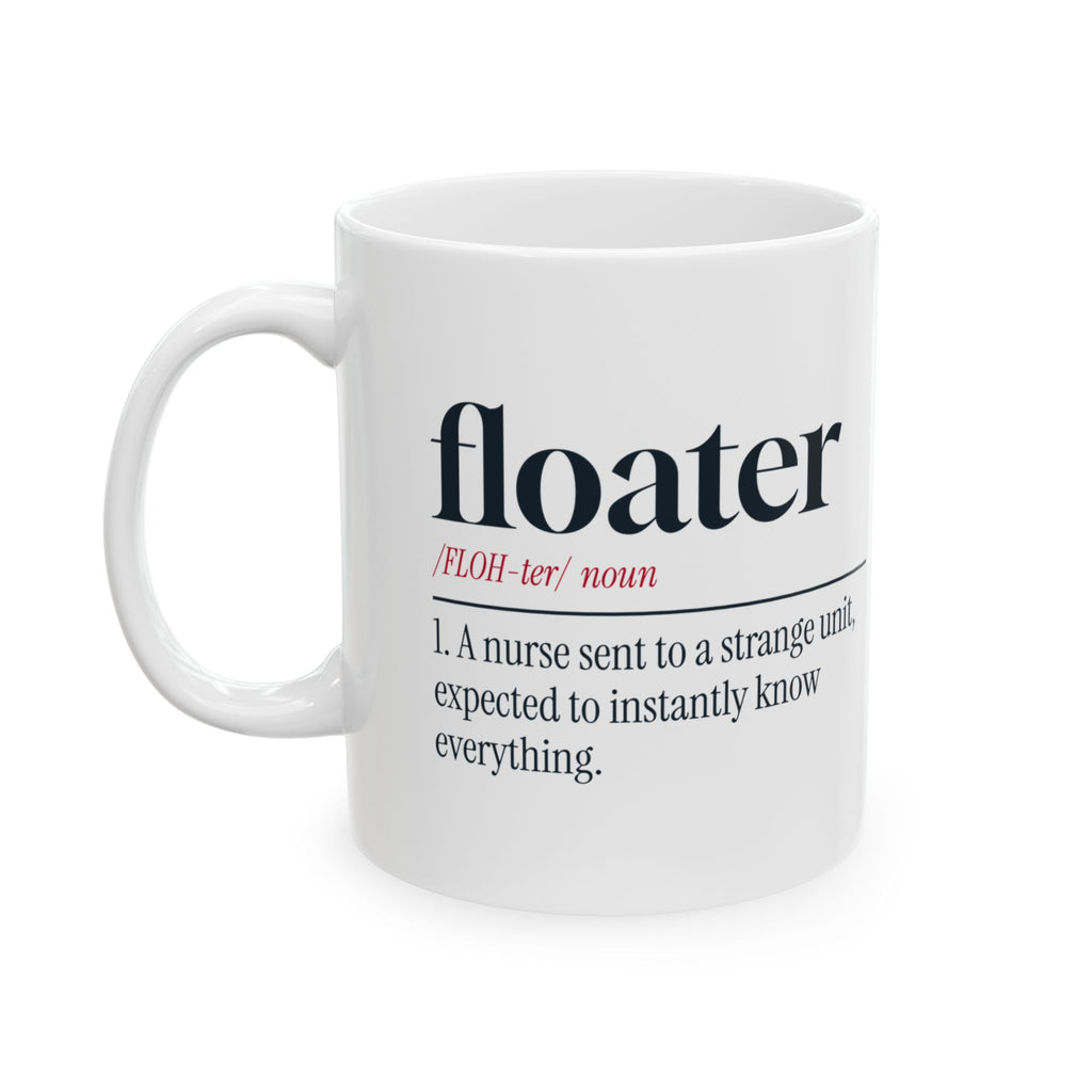 Floater Expected To Know Everything Coffee Mug