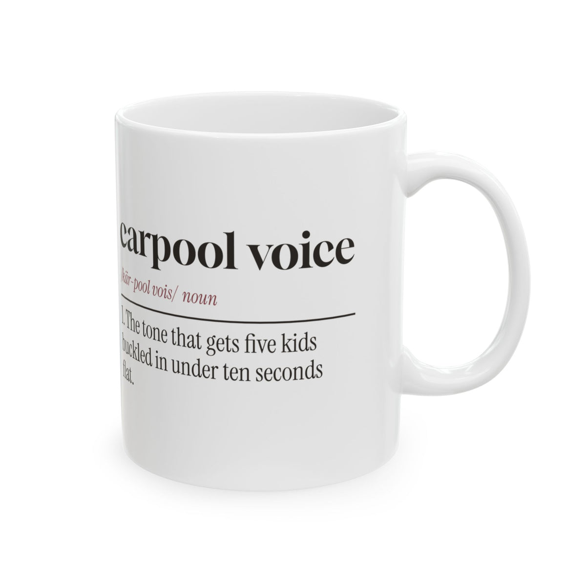 Carpool Voice Coffee Mug For Mom