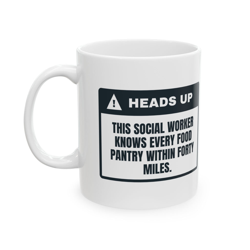 Funny Social Worker Mug Knows Every Food Pantry Nearby Social Worker