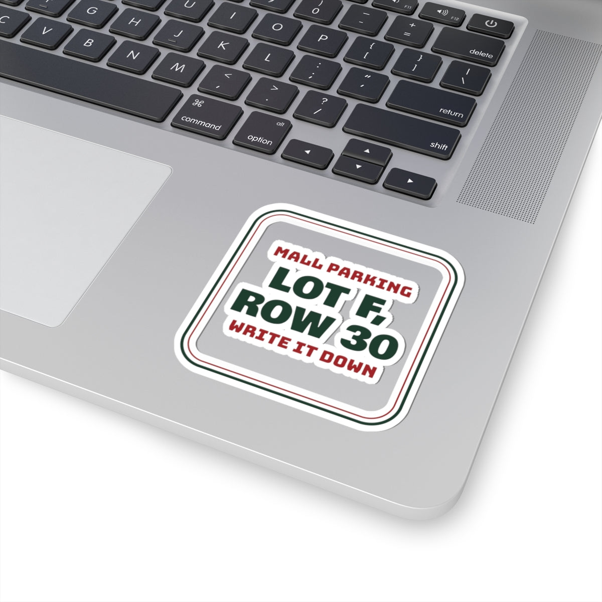 Funny Christmas Shopping Sticker Lot F Row 30 Write It Down