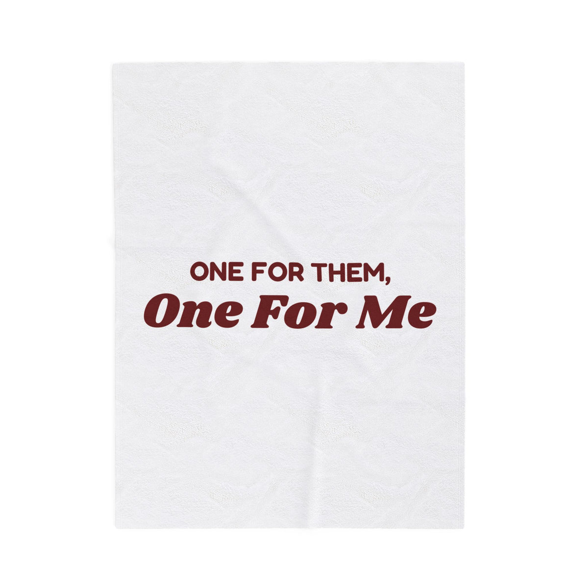 Funny Christmas Shopping Throw Blanket One For Them One For Me