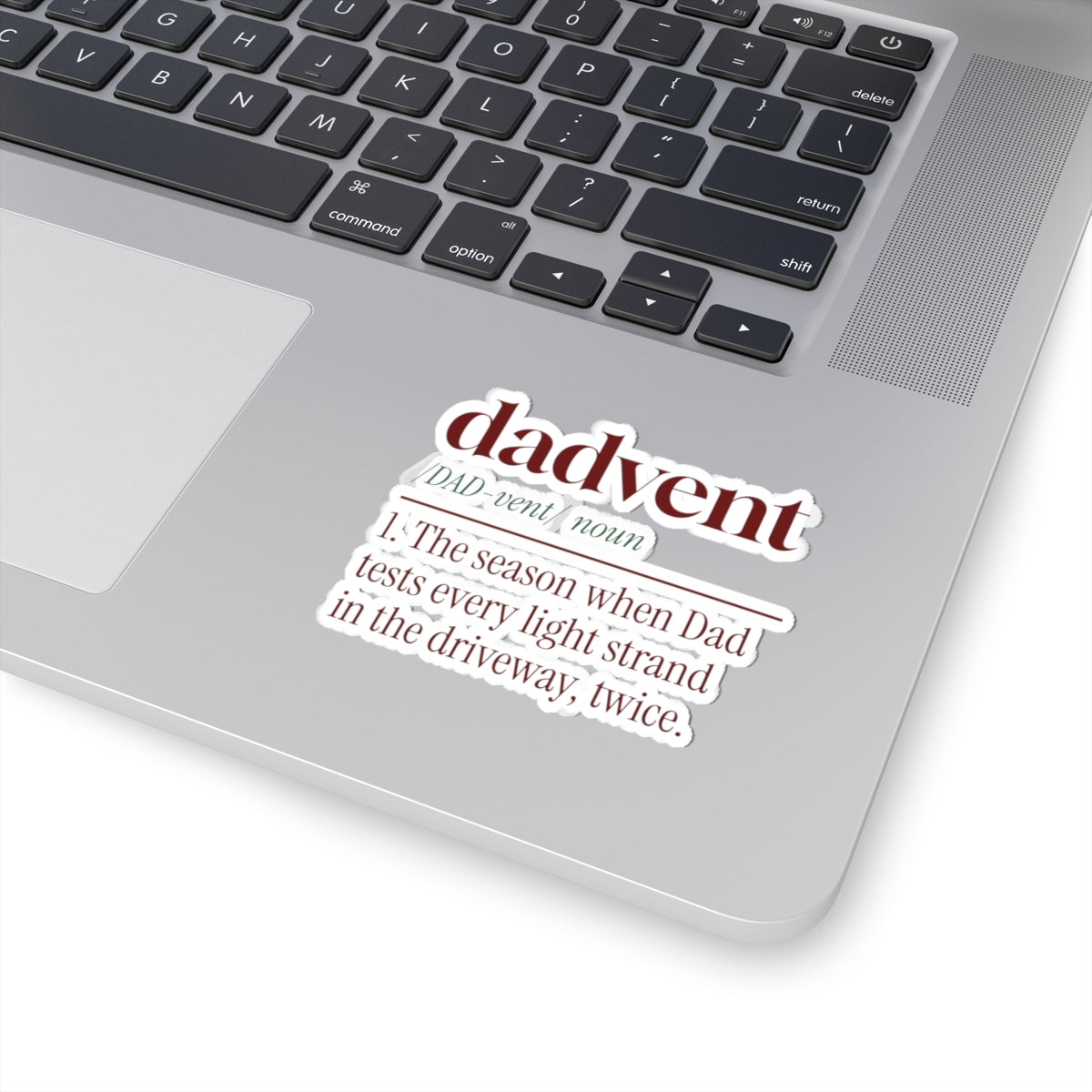 Funny Christmas Dad Sticker Dadvent Dictionary Definition