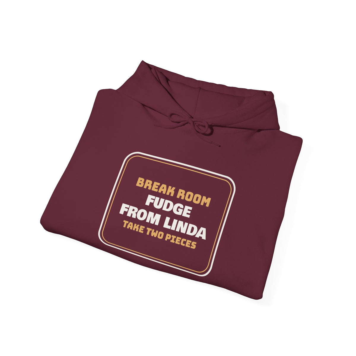 Funny Christmas Coworker Hoodie Fudge From Linda Take Two Pieces