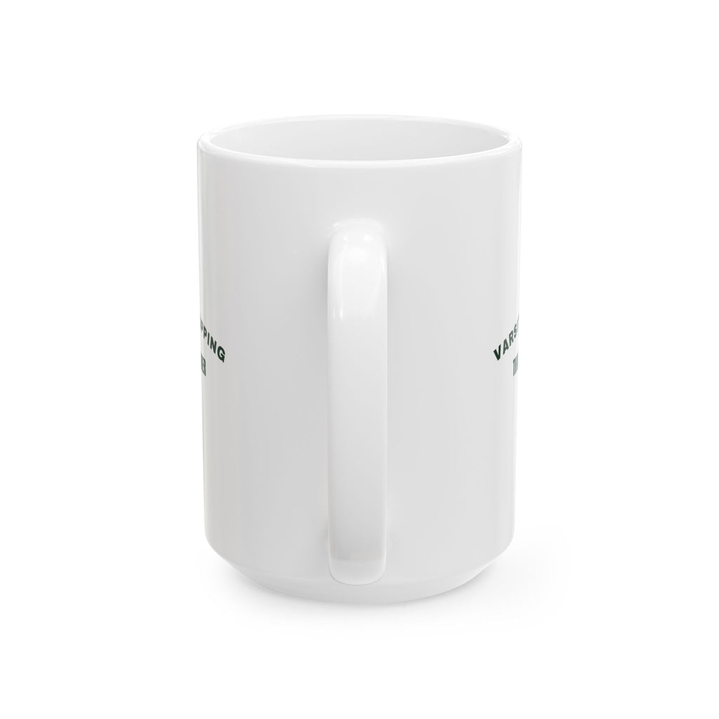 Funny Christmas Wrapping Coffee Mug Varsity Gift Wrapping Letter Winner