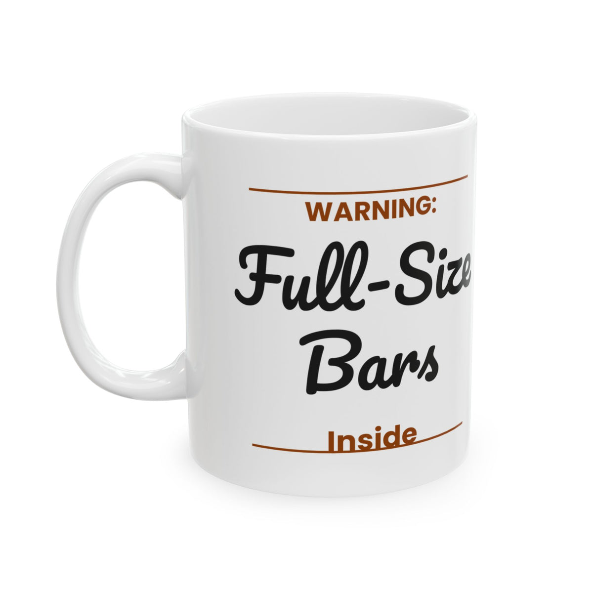 Funny Halloween Coffee Mug Full Size Candy Bars Sign For Candy Fans