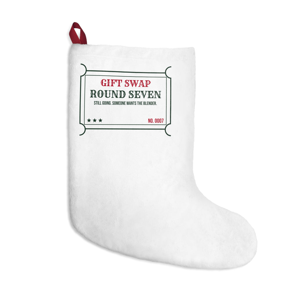 Funny White Elephant Gift Swap Christmas Stocking Round Seven Still Going