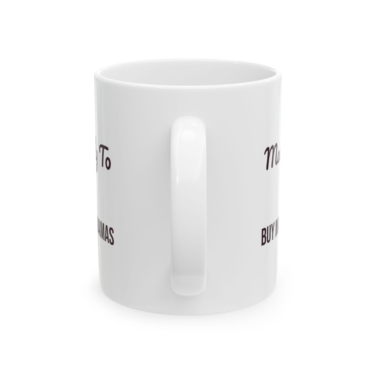 Funny Christmas Couples Coffee Mug Most Likely To Buy Matching Pajamas