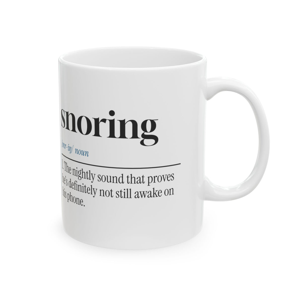 Funny Coffee Mug Definitely Not Awake For Husband