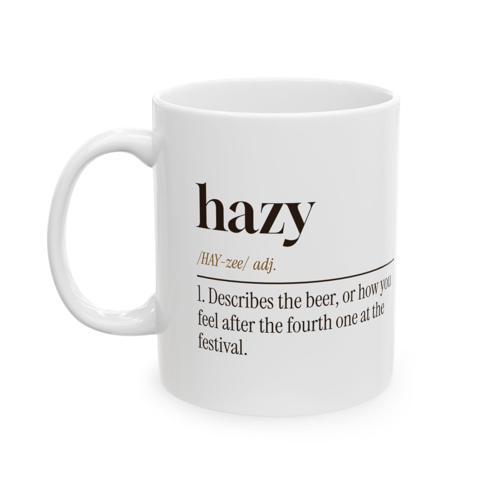 Hazy See: Fourth Beer Coffee Mug For Dad