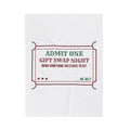 Funny White Elephant Throw Blanket Bring Something You'd Hate To Get