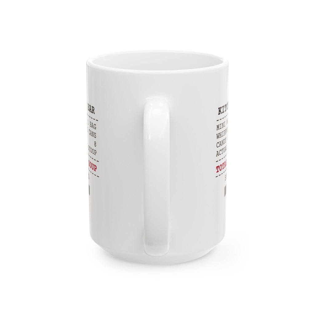 Funny Hot Cocoa Coffee Mug Cocoa Bar Receipt Topping Soup