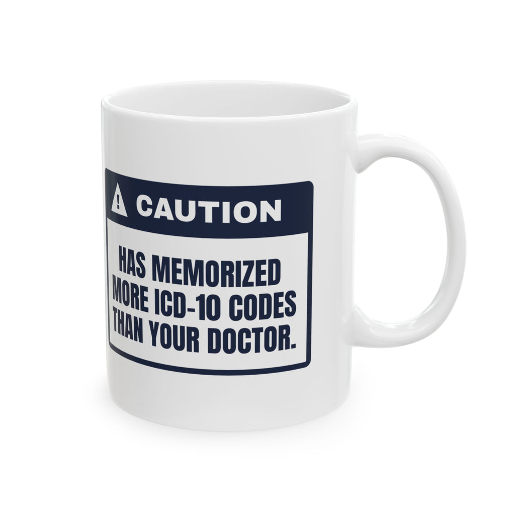 Medical Coder Coffee Mug Knows More Codes Than