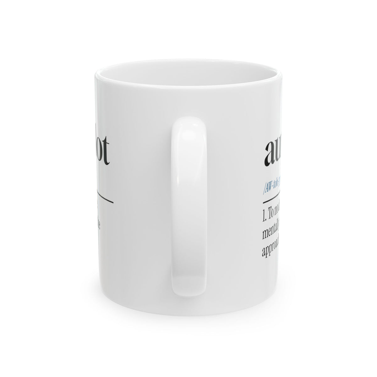 Pilot Coffee Mug Nodding At Dinner Reviewing
