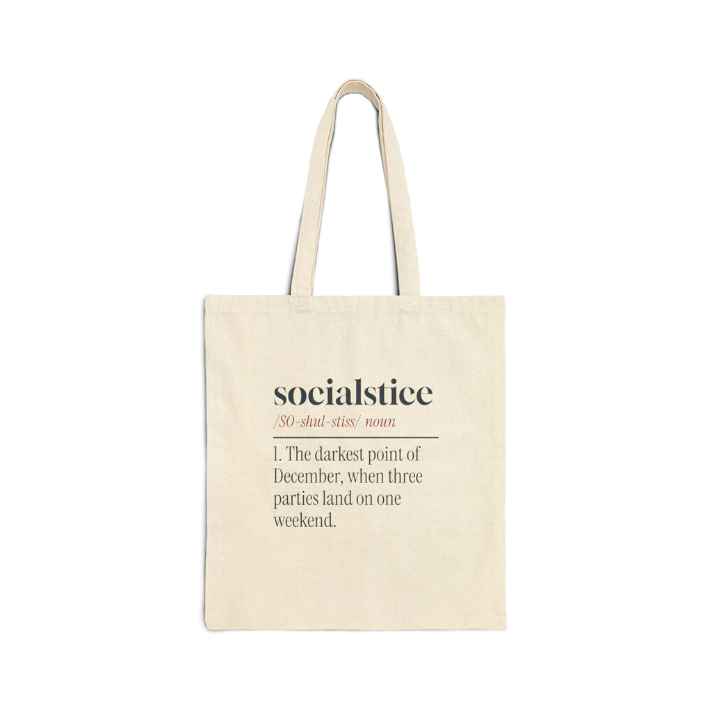 Funny Introvert Christmas Tote Bag Socialstice Definition