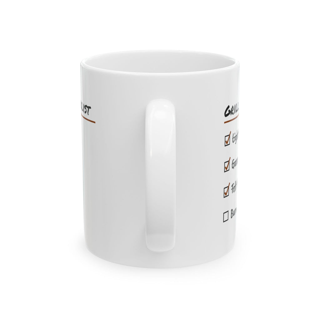 Grill Day Checklist Coffee Mug For Dad
