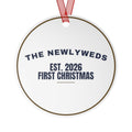 Christmas Ornament The Newlyweds Est 2026 First Christmas