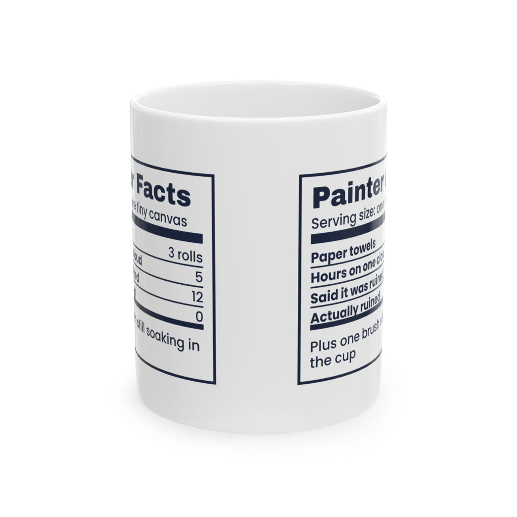 Funny Artist Coffee Mug Painter Facts Label For Painters