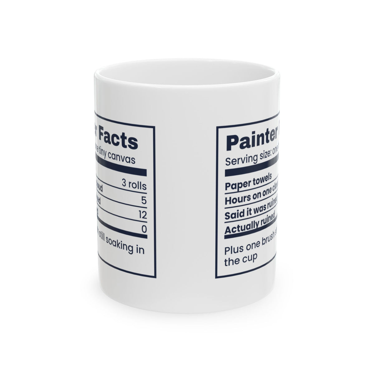 Funny Artist Coffee Mug Painter Facts Label For Painters