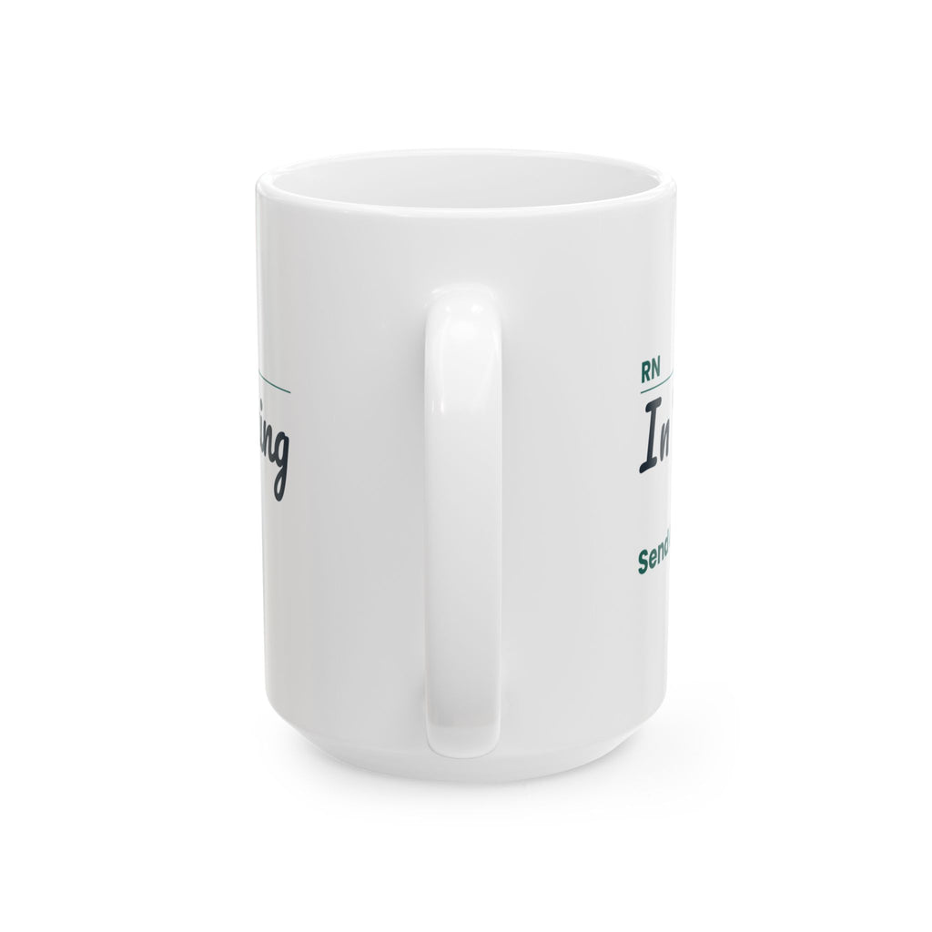 RN In Training Coffee Mug Funny Nursing Student Sign For Nurses