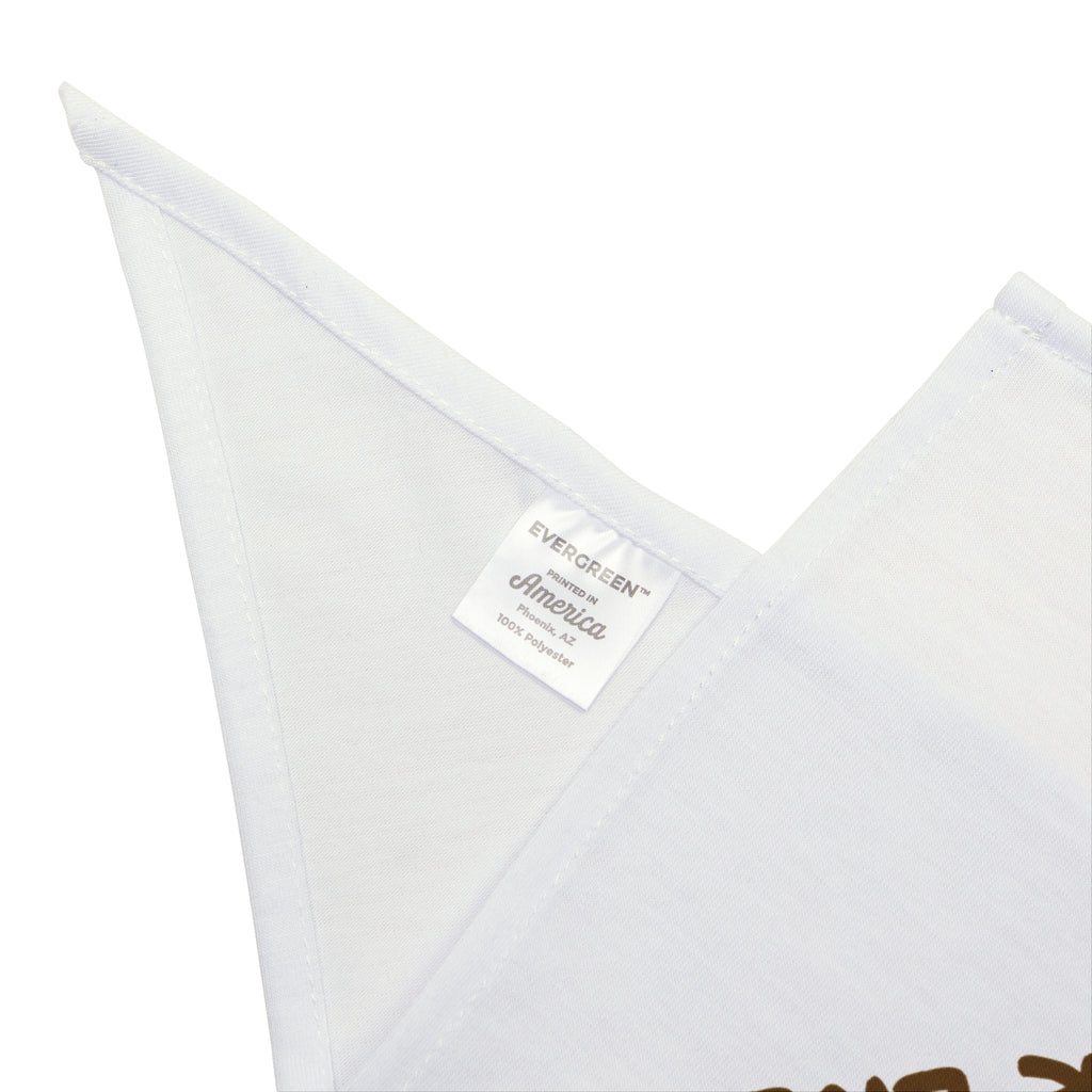 Funny Golden Retriever Dog Bandana "Fueled By Golden Retriever Energy" Dog