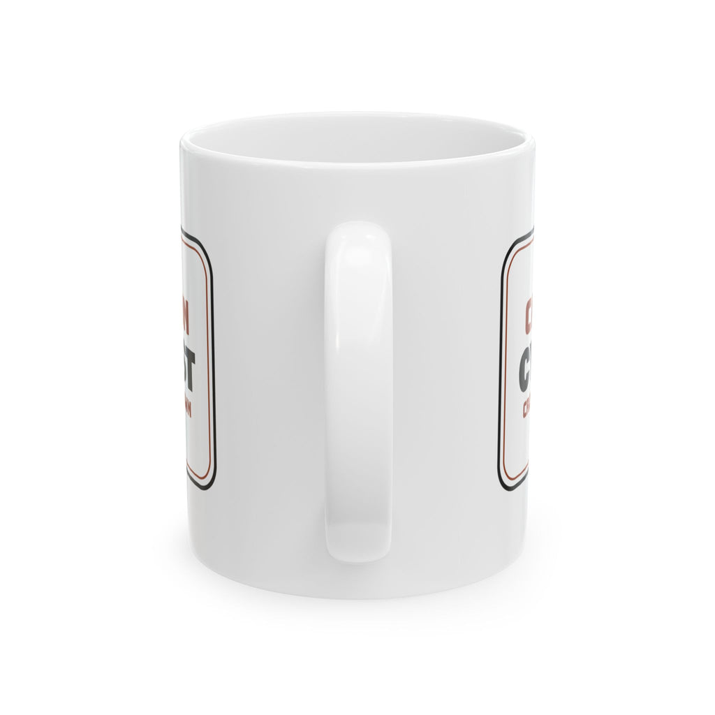 Cyclist Crossing Coffee Mug For Cycling Enthusiasts