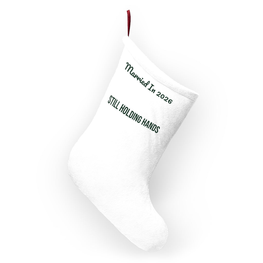 Newlywed Christmas Stocking Married In 2026 Still Holding Hands