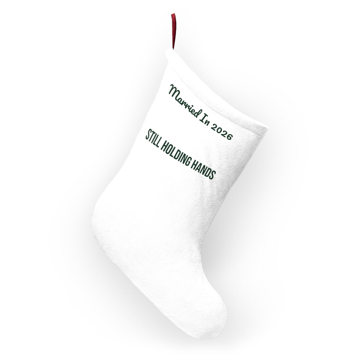 Newlywed Christmas Stocking Married In 2026 Still Holding Hands