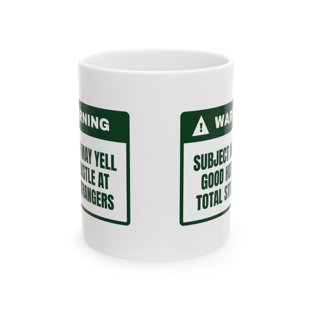 Soccer Mom Coffee Mug Warning May Yell Good Hustle