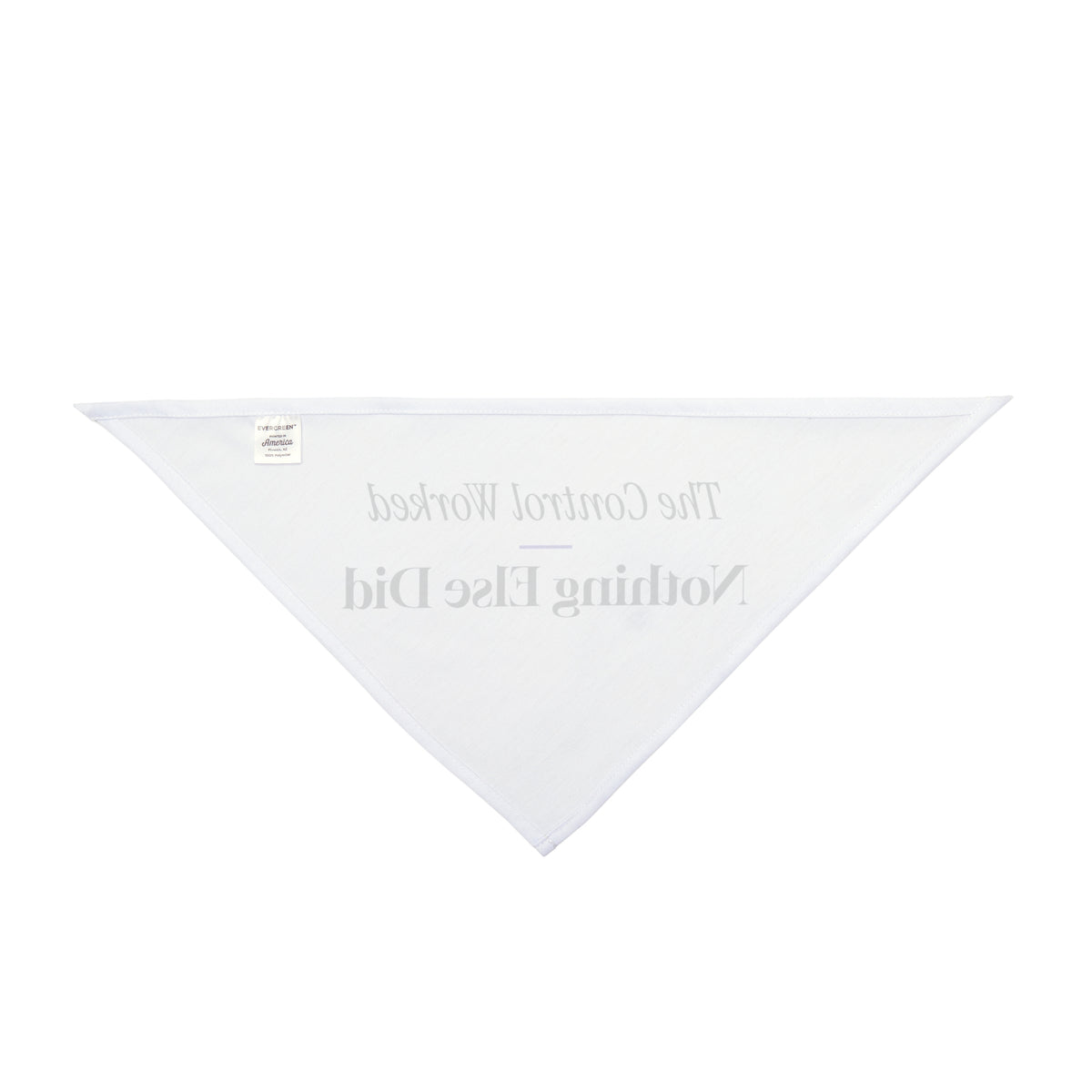 Scientist Dog Bandana The Control Worked Nothing Else Did Editorial