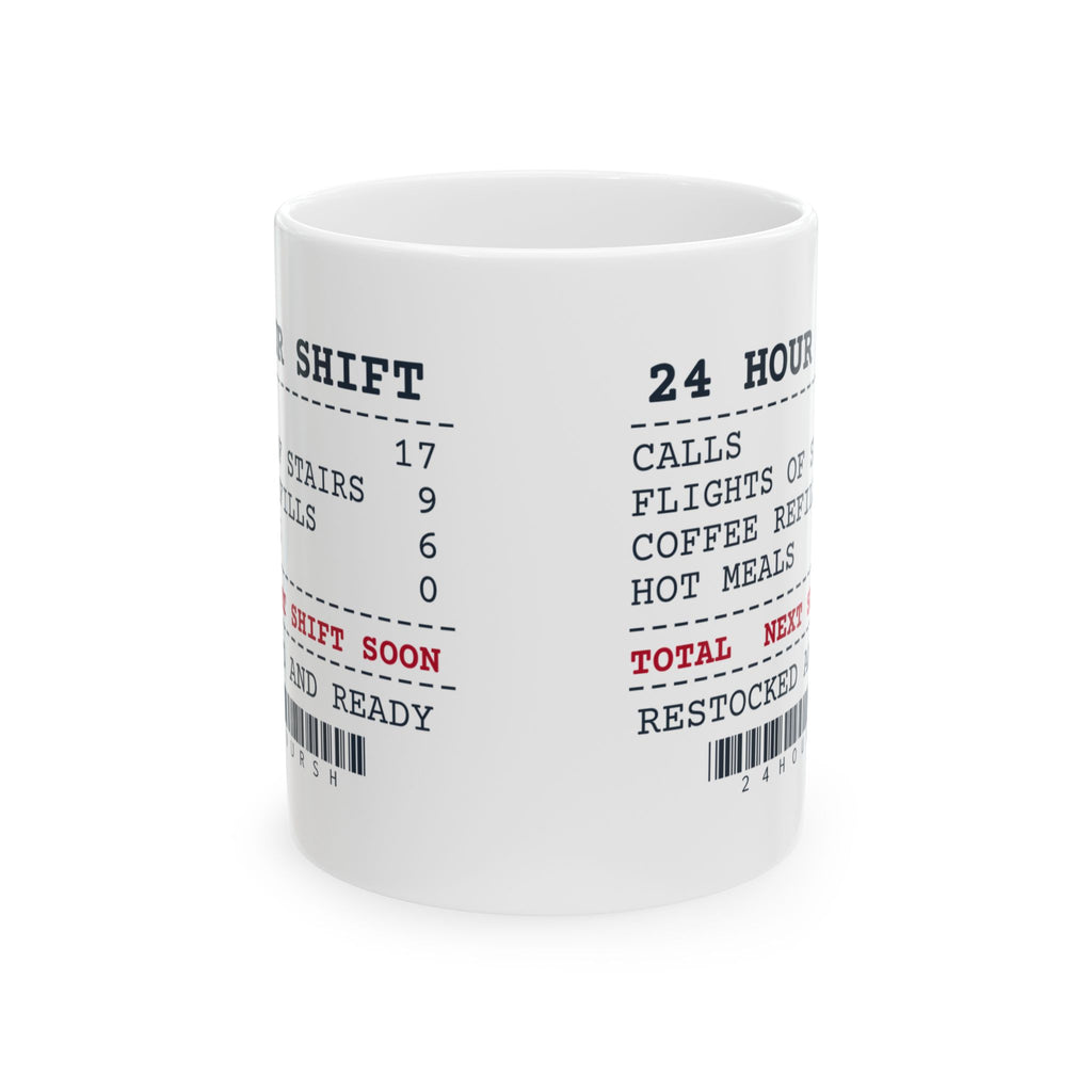 Funny Paramedic Coffee Mug Flights Of Stairs 9 Hot Meals 0 Receipt