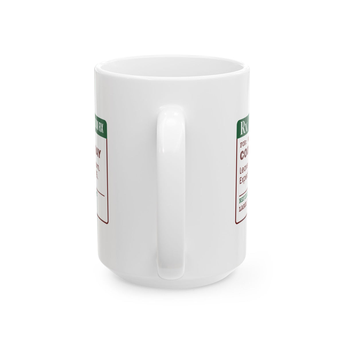 Funny Christmas Coworker Coffee Mug Cookies Gone By 9:15 Prescription