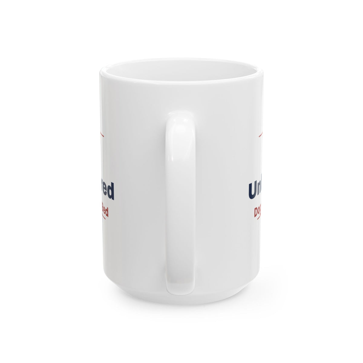 Funny Pet Fourth Of July Coffee Mug Cat Unbothered Dog Under The Bed