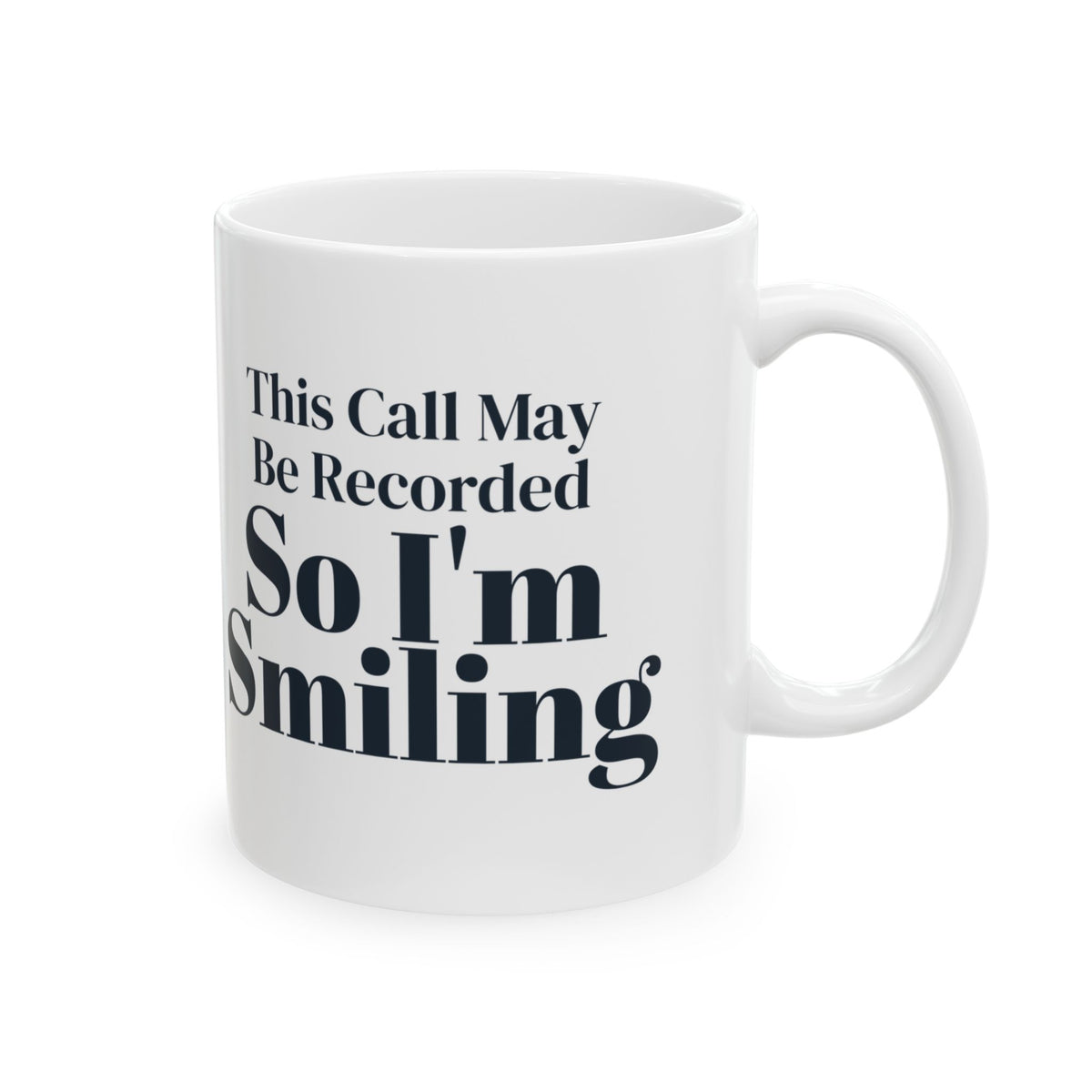 Funny Customer Service Coffee Mug This Call May Be Recorded For Agents