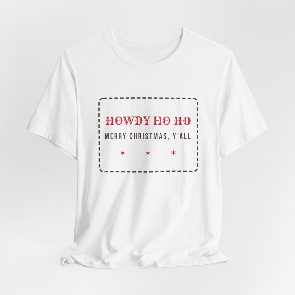 Funny Western Christmas Shirt Howdy Ho Ho