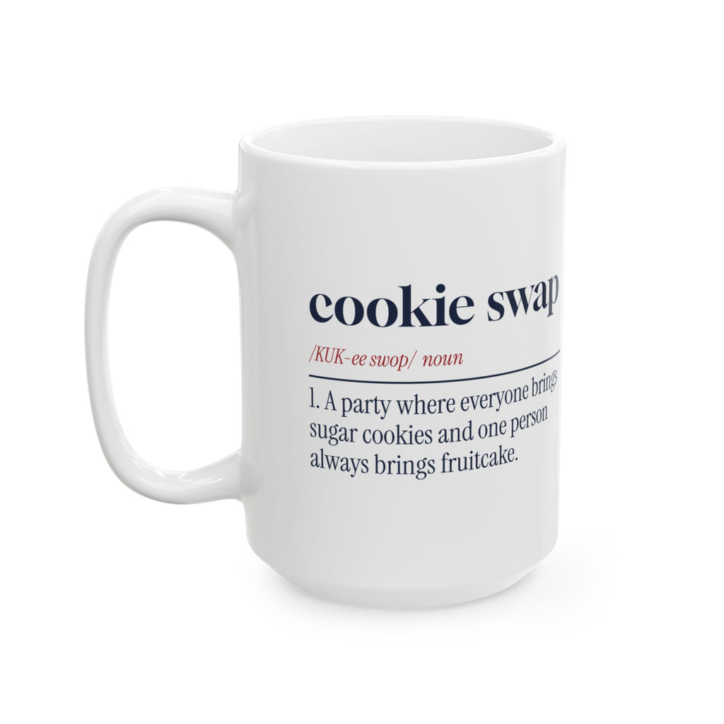 Funny Christmas Baking Coffee Mug Cookie Swap Definition For Bakers