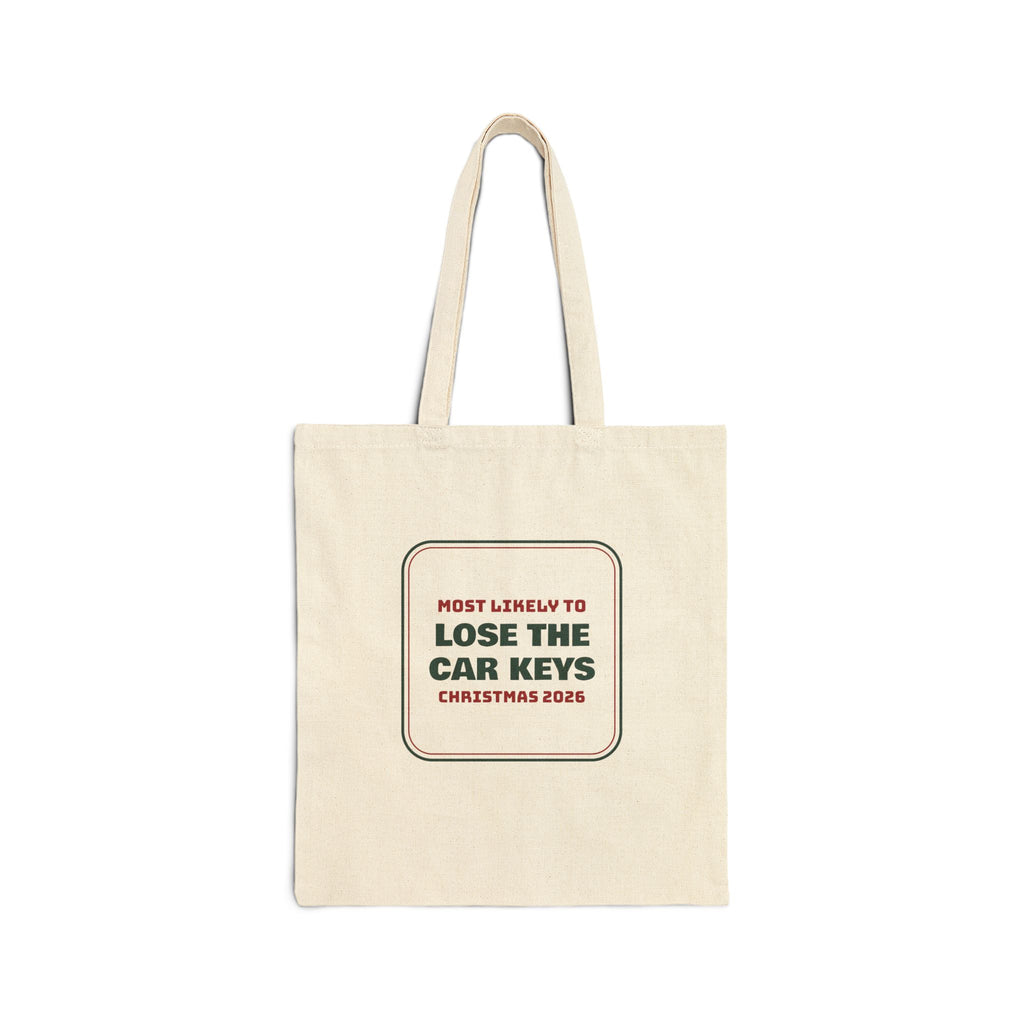 Funny Family Christmas Tote Bag Most Likely To Lose The Car Keys