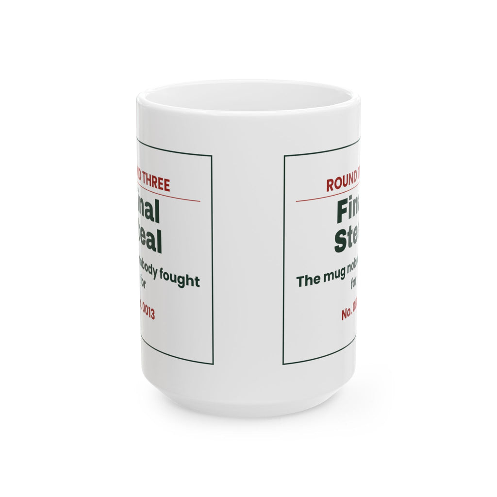 Funny White Elephant Coffee Mug Final Steal Ticket For Gift Swaps