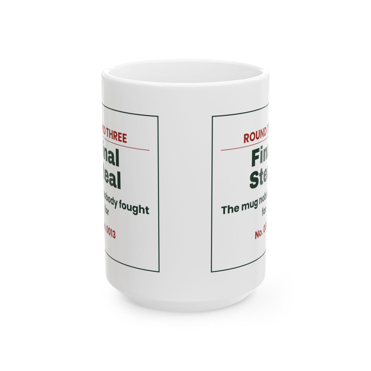Funny White Elephant Coffee Mug Final Steal Ticket For Gift Swaps