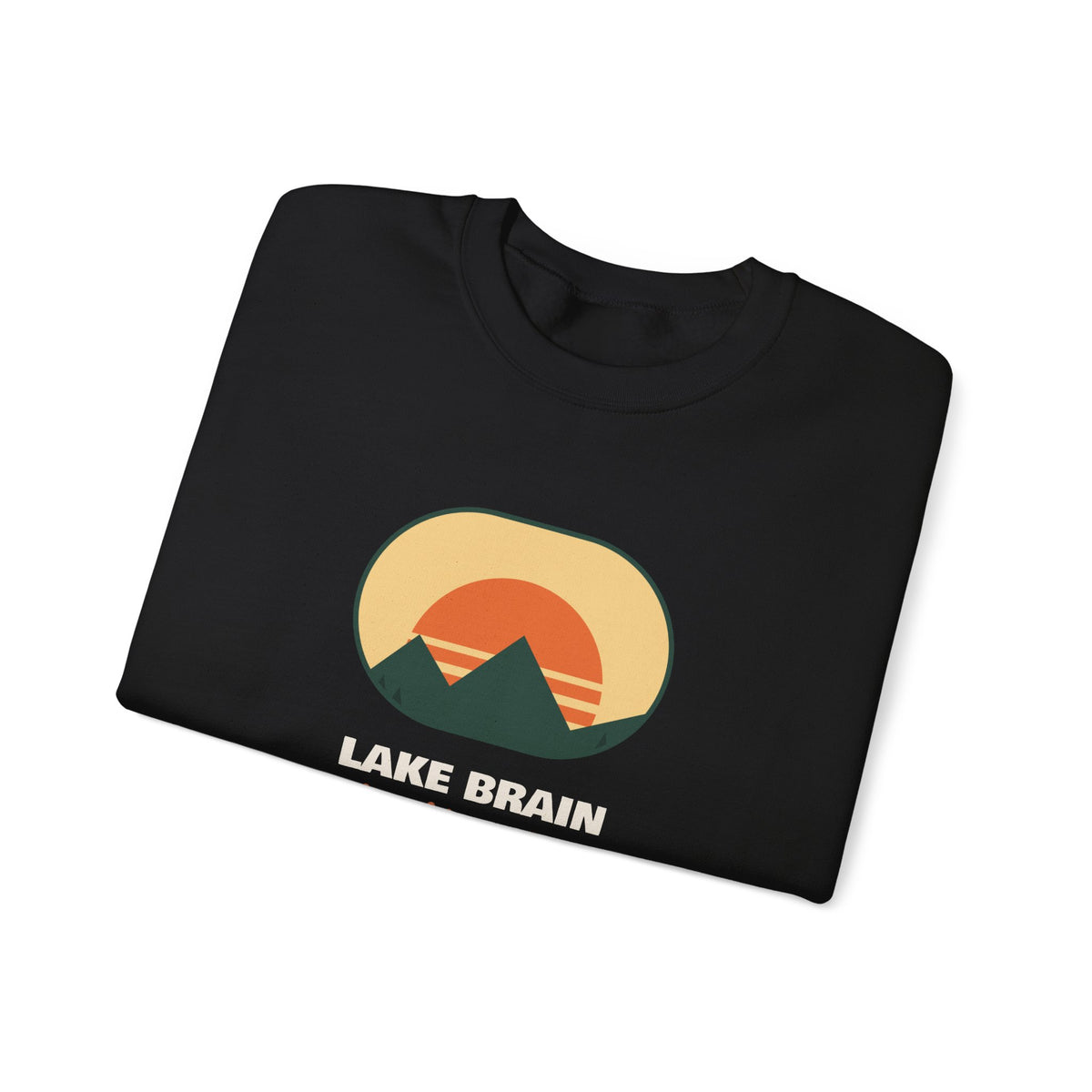 Lake Brain Sweatshirt No Thoughts Just Waves