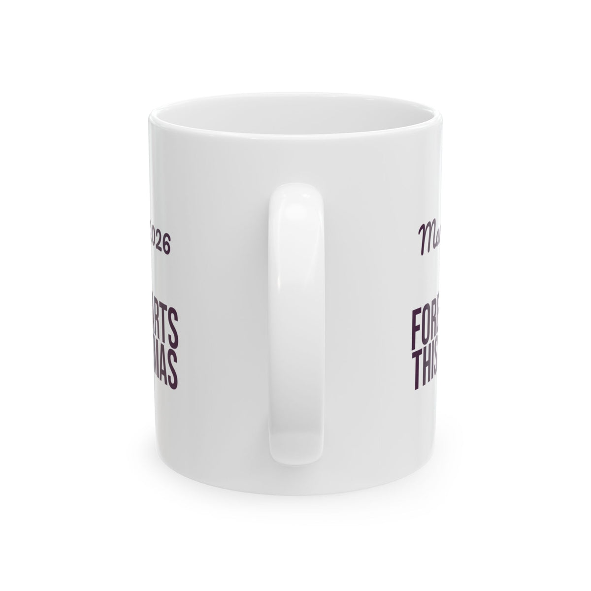 Married In 2026 Forever Starts This Christmas Coffee Mug For Couples