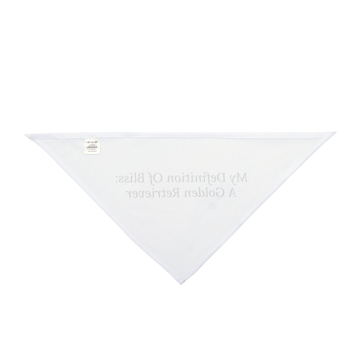 Golden Retriever Dog Bandana "My Definition Of Bliss A Golden Retriever"