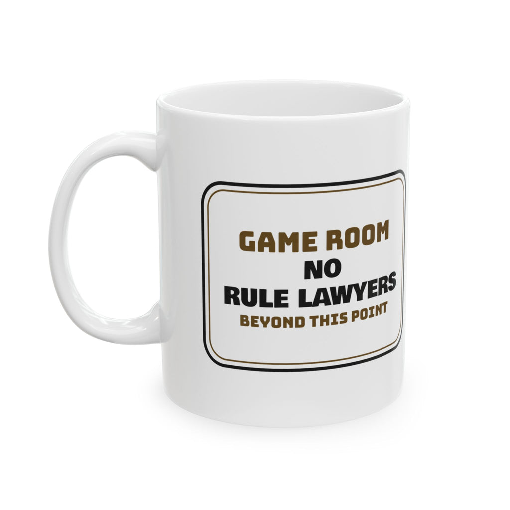Board Game Coffee Mug No Rule Lawyers