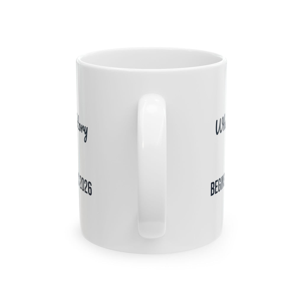 Christmas Coffee Mug Where Our Story Begins Christmas 2026 New House