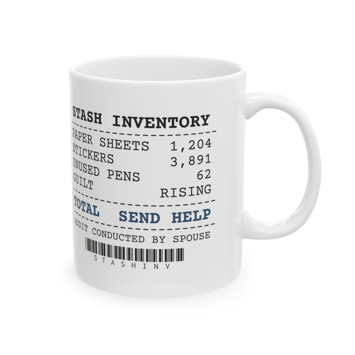 Funny Scrapbooking Coffee Mug Send Help