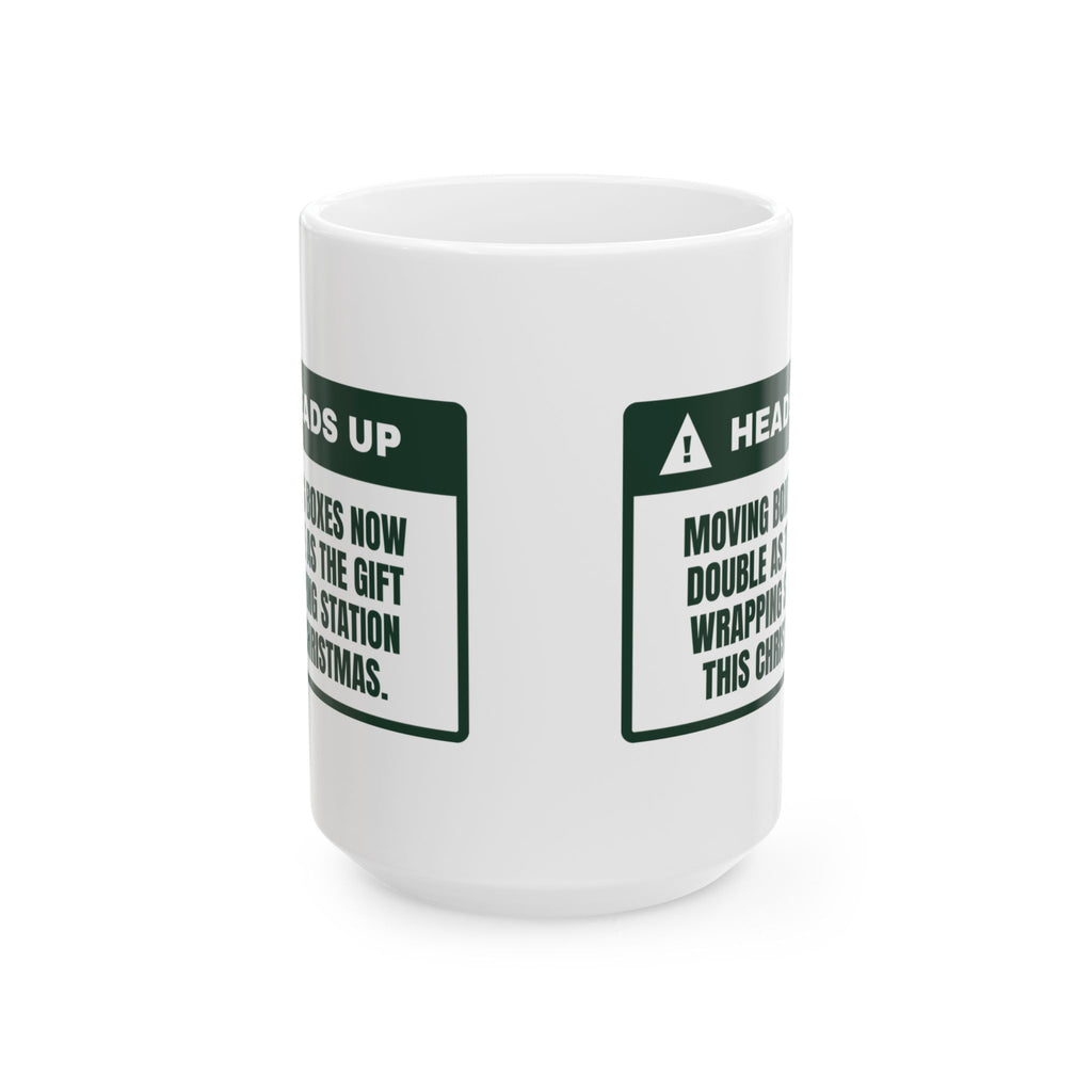 Funny New Home Christmas Coffee Mug Moving Boxes Doubled As Wrapping