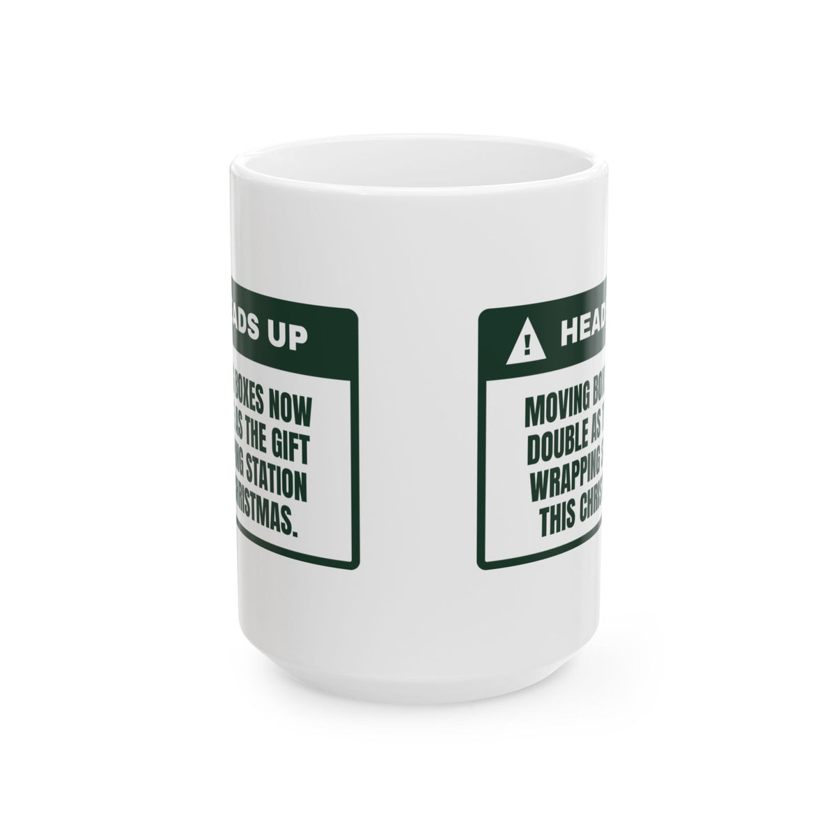 Funny New Home Christmas Coffee Mug Moving Boxes Doubled As Wrapping