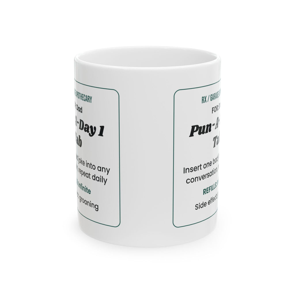 Funny Dad Garage Apothecary Prescription Coffee Mug For Dad