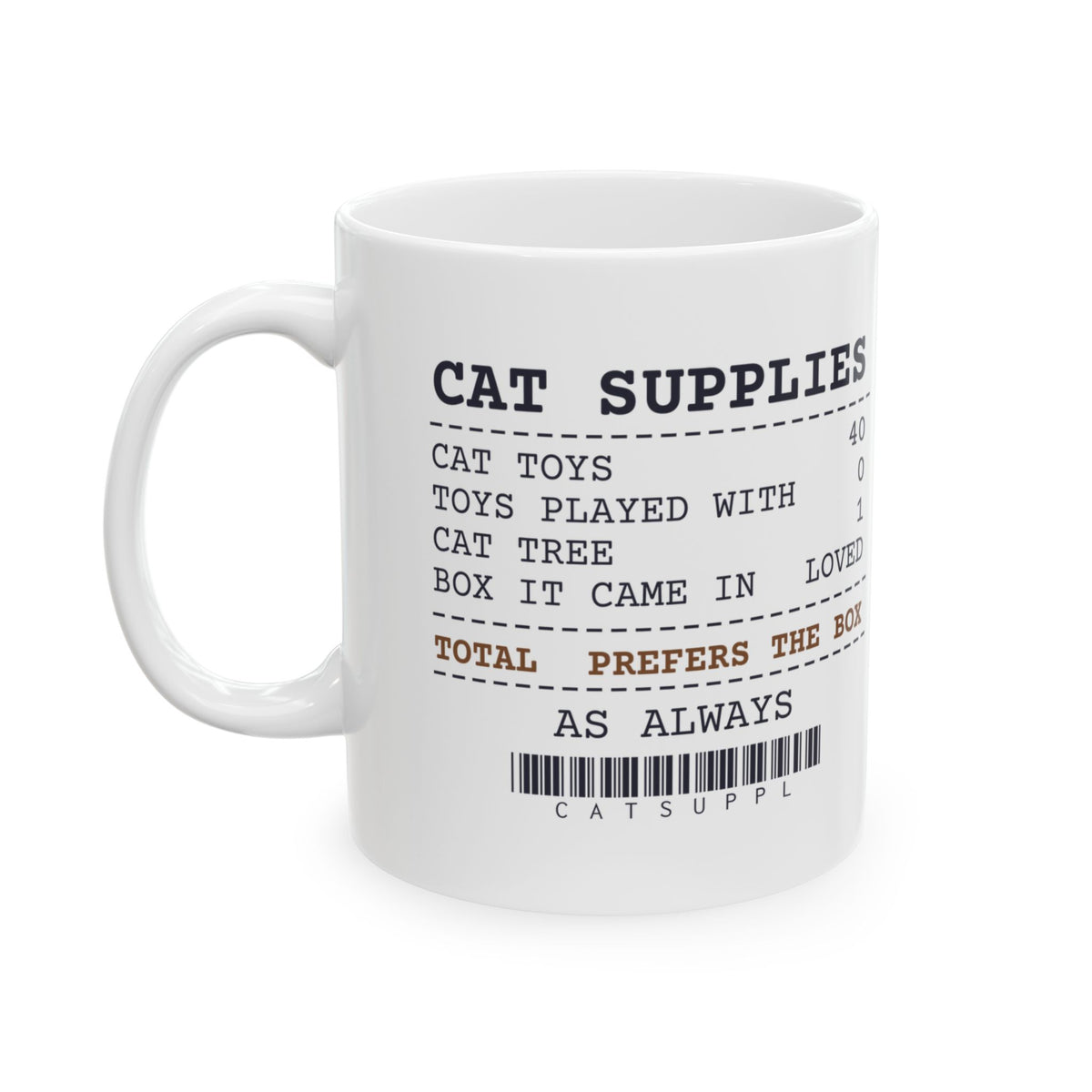 Funny Cat Mom Coffee Mug Cat Toys 40 Prefers The Box Receipt